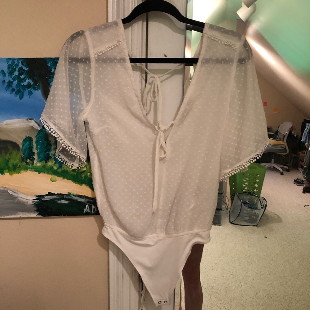 AF chiffon bodysuit